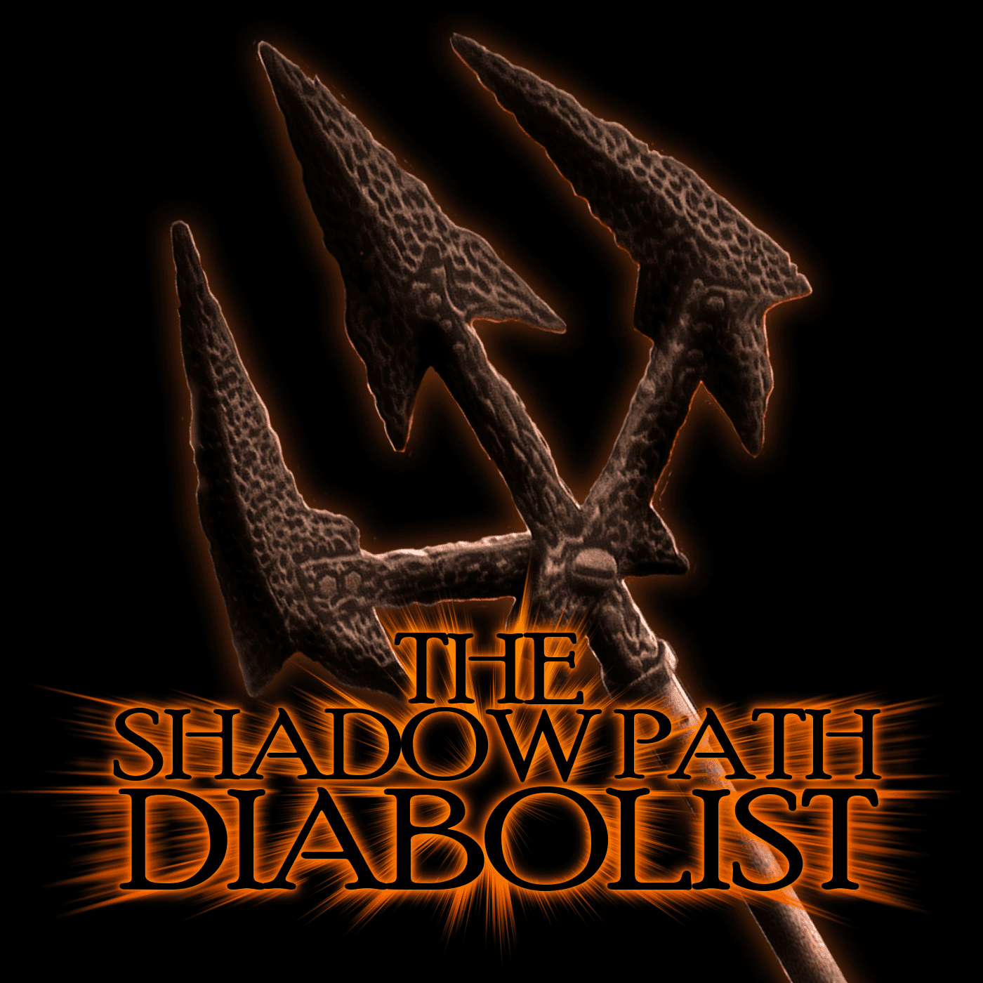 The Shadow Path Diabolist- image of Trident and title of podcast